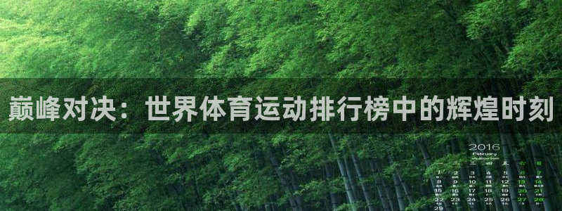 一竞技官方正版app娱乐40996:巅峰对决:世界体育运动排